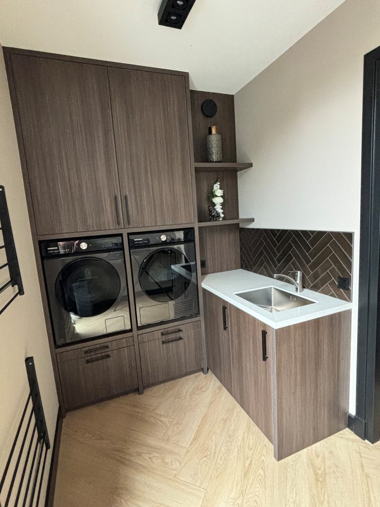 Wasmachine kast luxe woonhuis